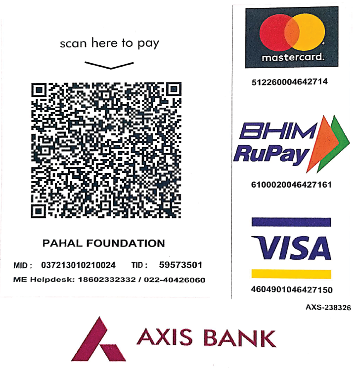 Donate to PAHAL Foundation
